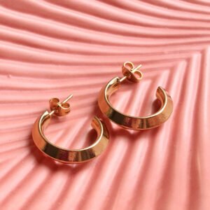 Sone Golden Earrings - Brass Jewelry